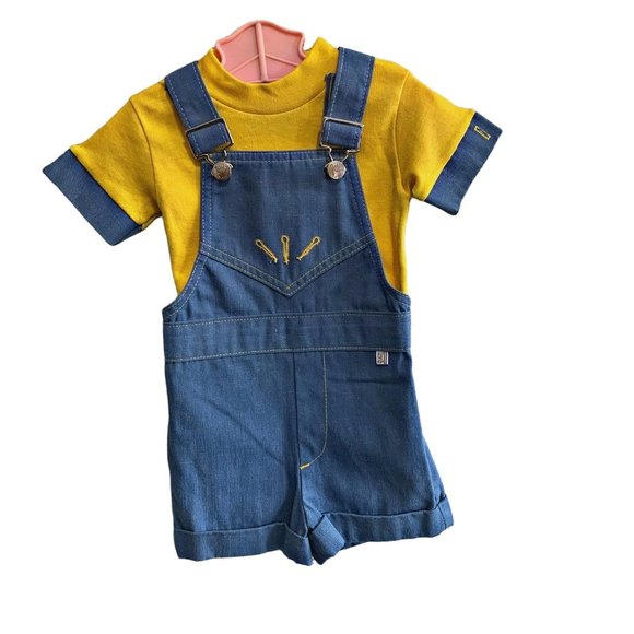Vintage Billy The Kid Suspender Set Outfit - Picture 1 of 11